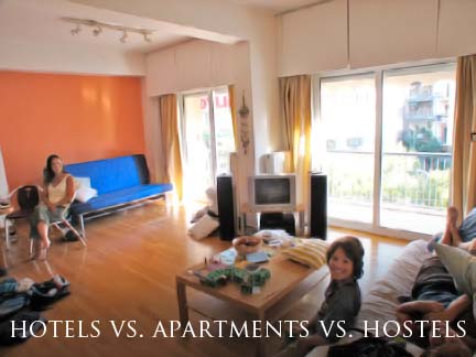 hotels vs. apartments